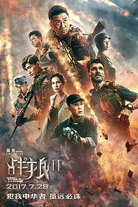 《战狼2》：中国硬汉吴京的战争史诗，动作场面炸裂，民族情怀燃爆！